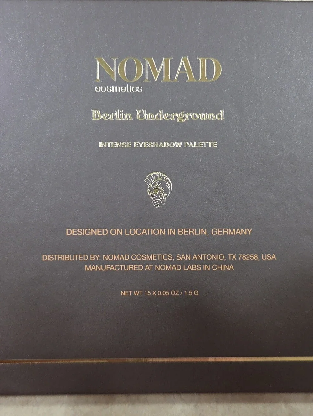 Nomad Berlin Underground Eyeshadow Palette